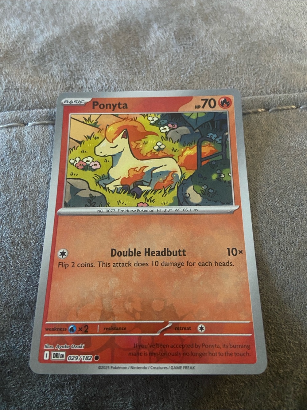 Rev holo Ponyta (029/182) Scarlet & Violet: Destined Rivals